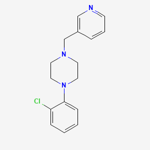 1-(2-chlorophenyl)-4-(3-pyridinylmethyl)piperazine