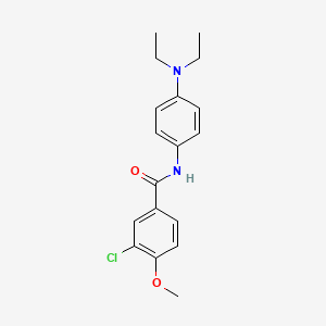 3-chloro-N-[4-(diethylamino)phenyl]-4-methoxybenzamide