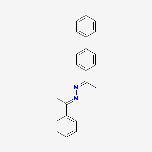 1-(4-biphenylyl)ethanone (1-phenylethylidene)hydrazone