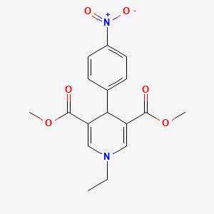 dimethyl 1-ethyl-4-(4-nitrophenyl)-1,4-dihydro-3,5-pyridinedicarboxylate