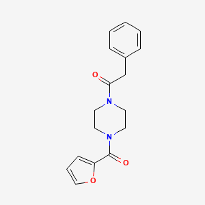 1-(2-furoyl)-4-(phenylacetyl)piperazine