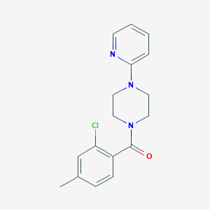 1-(2-chloro-4-methylbenzoyl)-4-(2-pyridinyl)piperazine