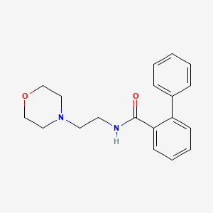 N-[2-(4-morpholinyl)ethyl]-2-biphenylcarboxamide