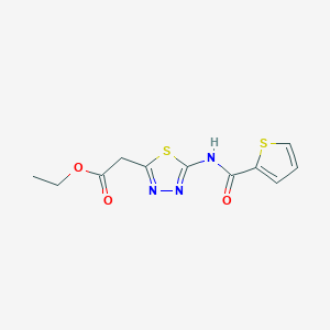 ethyl {5-[(2-thienylcarbonyl)amino]-1,3,4-thiadiazol-2-yl}acetate