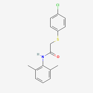 2-(4-chlorophenyl)sulfanyl-N-(2,6-dimethylphenyl)acetamide