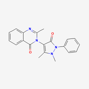 3-(1,5-dimethyl-3-oxo-2-phenyl-2,3-dihydro-1H-pyrazol-4-yl)-2-methyl-4(3H)-quinazolinone