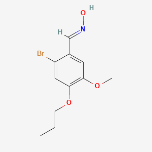 2-bromo-5-methoxy-4-propoxybenzaldehyde oxime