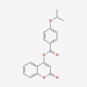 2-oxo-2H-chromen-4-yl 4-(propan-2-yloxy)benzoate