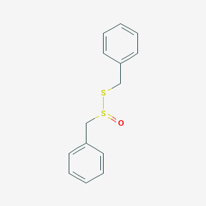 molecular formula C14H14OS2 B058905 Benzylsulfinylsulfanylmethylbenzene CAS No. 16302-98-0