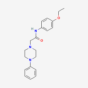 N-(4-ethoxyphenyl)-2-(4-phenylpiperazin-1-yl)acetamide