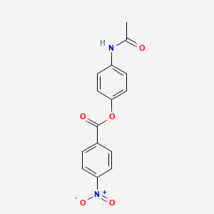 4-(acetylamino)phenyl 4-nitrobenzoate