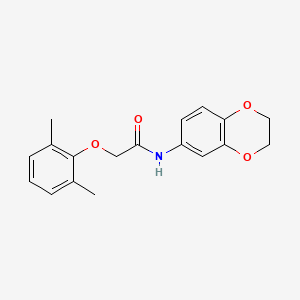 N-(2,3-dihydro-1,4-benzodioxin-6-yl)-2-(2,6-dimethylphenoxy)acetamide