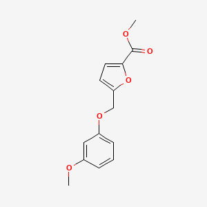 Methyl 5-[(3-methoxyphenoxy)methyl]furan-2-carboxylate