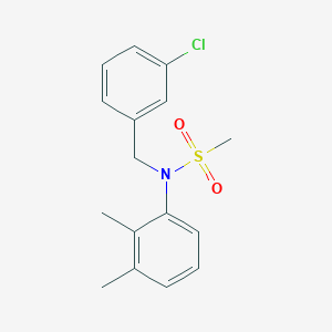 N-(3-chlorobenzyl)-N-(2,3-dimethylphenyl)methanesulfonamide