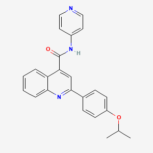 2-(4-isopropoxyphenyl)-N-4-pyridinyl-4-quinolinecarboxamide