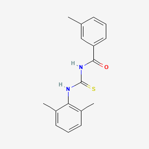 N-[(2,6-dimethylphenyl)carbamothioyl]-3-methylbenzamide