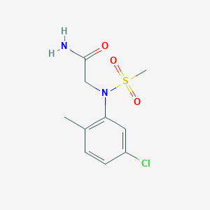 N~2~-(5-chloro-2-methylphenyl)-N~2~-(methylsulfonyl)glycinamide