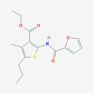 Ethyl 2-(furan-2-carbonylamino)-4-methyl-5-propylthiophene-3-carboxylate