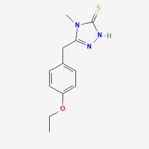 molecular formula C12H15N3OS B5890719 5-(4-ethoxybenzyl)-4-methyl-4H-1,2,4-triazole-3-thiol CAS No. 69198-27-2