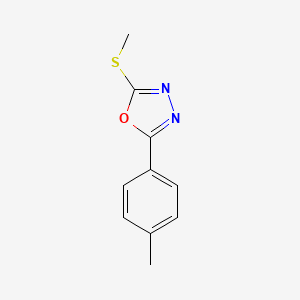 2-(4-Methylphenyl)-5-(methylsulfanyl)-1,3,4-oxadiazole