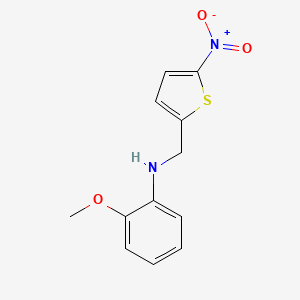 (2-methoxyphenyl)[(5-nitro-2-thienyl)methyl]amine