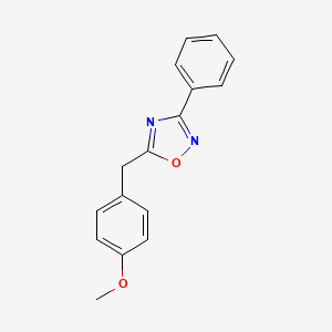 5-(4-methoxybenzyl)-3-phenyl-1,2,4-oxadiazole