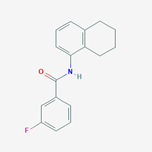 3-fluoro-N-(5,6,7,8-tetrahydro-1-naphthalenyl)benzamide