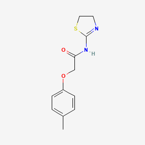 molecular formula C12H14N2O2S B5890811 N-(4,5-dihydro-1,3-thiazol-2-yl)-2-(4-methylphenoxy)acetamide 