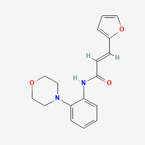 3-(2-furyl)-N-[2-(4-morpholinyl)phenyl]acrylamide