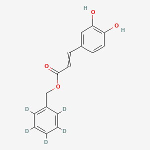 molecular formula C16H14O4 B589085 Caffeic Acid Benzyl Ester-d5 CAS No. 1331655-92-5