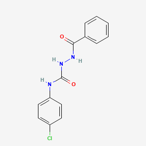 2-benzoyl-N-(4-chlorophenyl)hydrazinecarboxamide