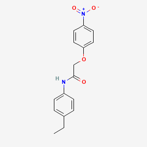 molecular formula C16H16N2O4 B5890882 N-(4-ethylphenyl)-2-(4-nitrophenoxy)acetamide 