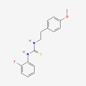 1-(2-Fluorophenyl)-3-[2-(4-methoxyphenyl)ethyl]thiourea