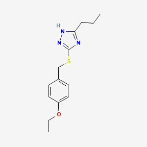 3-[(4-ethoxybenzyl)sulfanyl]-5-propyl-4H-1,2,4-triazole