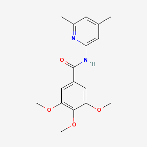 N-(4,6-dimethyl-2-pyridinyl)-3,4,5-trimethoxybenzamide