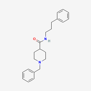 1-benzyl-N-(3-phenylpropyl)piperidine-4-carboxamide