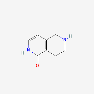 molecular formula C8H10N2O B589119 5,6,7,8-四氢-2,6-萘啶-1(2H)-酮 CAS No. 1170830-85-9