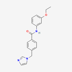 N-(3-ethoxyphenyl)-4-(1H-imidazol-1-ylmethyl)benzamide