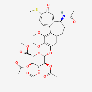 3-Demethyl Thiocolchicine 2-O-(2,3,4-Tri-O-acetyl-|A-D-glucuronide Methyl Ester)