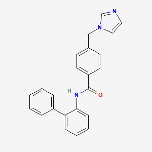 N-2-biphenylyl-4-(1H-imidazol-1-ylmethyl)benzamide