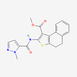 methyl 2-{[(1-methyl-1H-pyrazol-5-yl)carbonyl]amino}-4,5-dihydronaphtho[2,1-b]thiophene-1-carboxylate