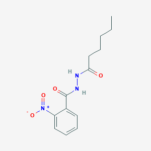 N'-hexanoyl-2-nitrobenzohydrazide