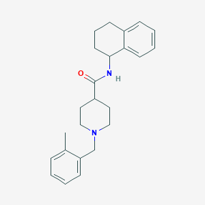 1-[(2-methylphenyl)methyl]-N-(1,2,3,4-tetrahydronaphthalen-1-yl)piperidine-4-carboxamide