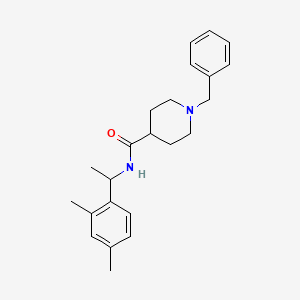 1-benzyl-N-[1-(2,4-dimethylphenyl)ethyl]-4-piperidinecarboxamide