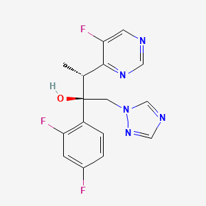 B589174 (2R,3R)-2-(2,4-difluorophenyl)-3-(5-fluoropyriMidin-4-yl)-1-(1H-1,2,4-triazol-1-yl)butan-2-ol CAS No. 137330-52-0