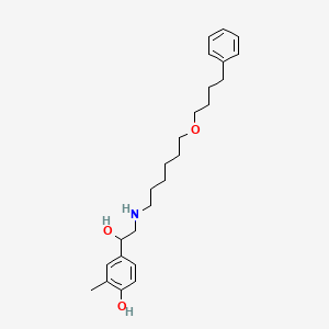 B589177 3-De(hydroxymethyl)-3-methyl Salmeterol CAS No. 1391054-40-2