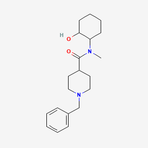 1-benzyl-N-(2-hydroxycyclohexyl)-N-methyl-4-piperidinecarboxamide