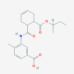 3-({[6-(sec-butoxycarbonyl)-3-cyclohexen-1-yl]carbonyl}amino)-4-methylbenzoic acid