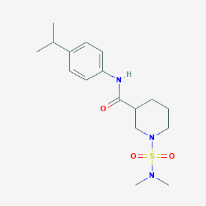 1-[(dimethylamino)sulfonyl]-N-(4-isopropylphenyl)-3-piperidinecarboxamide