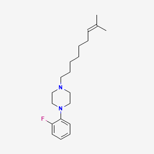 1-(2-Fluorophenyl)-4-(8-methylnon-7-enyl)piperazine